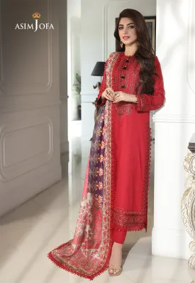 AJAI-15  EMBROIDERED CAMBRIC 3 PCS