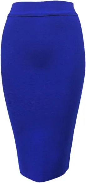 Bollrllr Ladies Wrap Hip Skirt Knee High Waist Hip Lifting Pencil Skirt Party Business Formal Dress