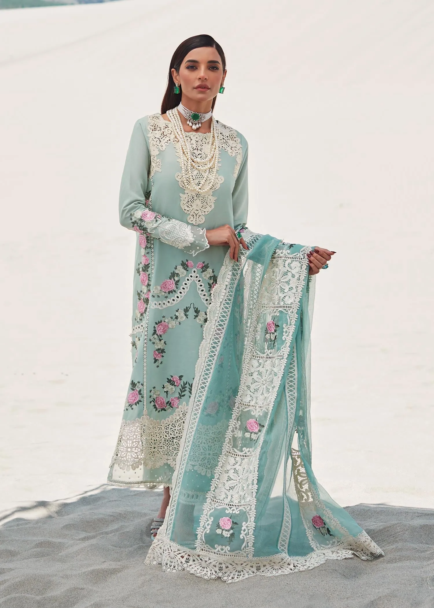 Crimson X Saira Shakira Luxury Lawn Collection – Serendipity - D3 B
