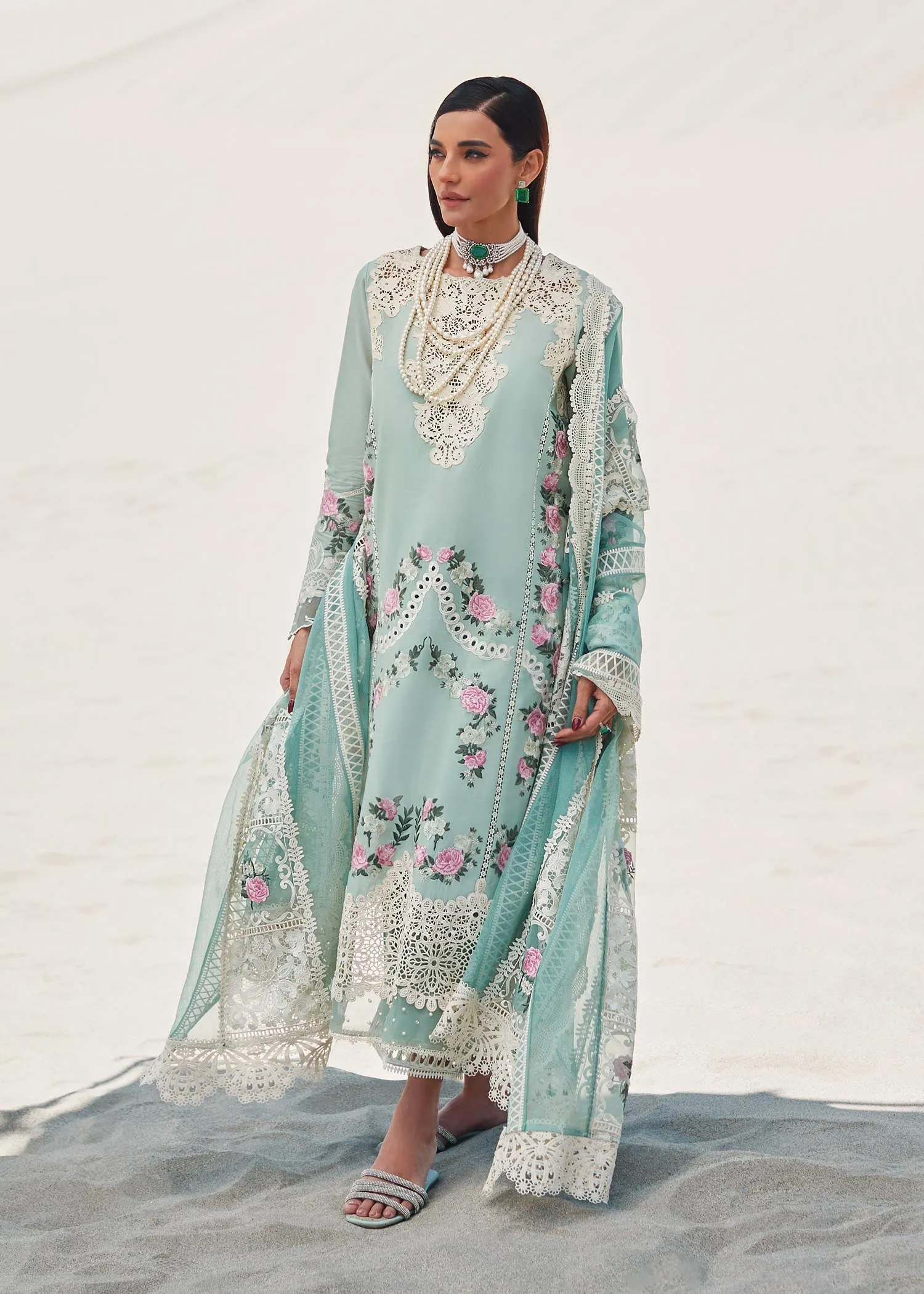 Crimson X Saira Shakira Luxury Lawn Collection – Serendipity - D3 B