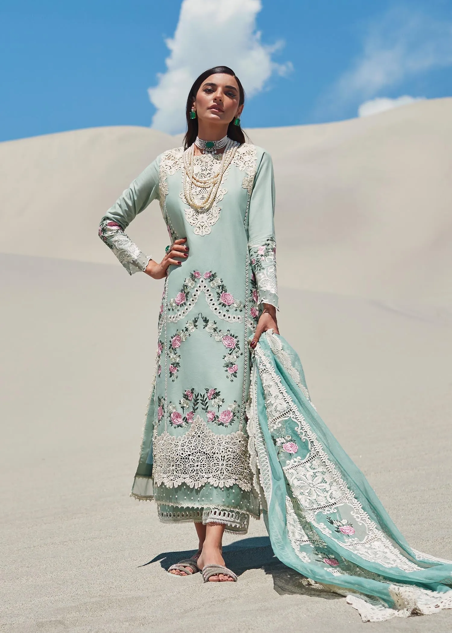 Crimson X Saira Shakira Luxury Lawn Collection – Serendipity - D3 B