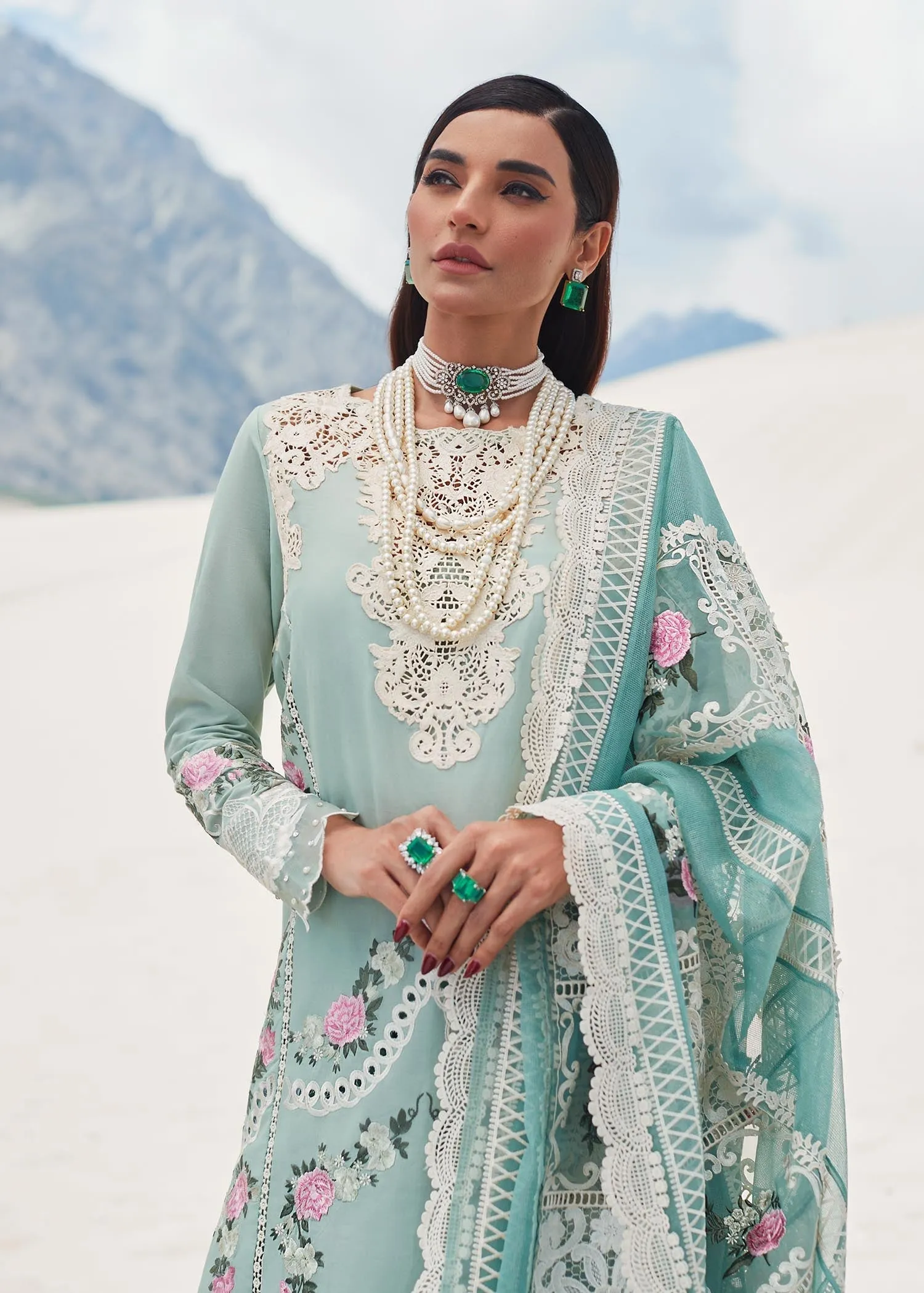 Crimson X Saira Shakira Luxury Lawn Collection – Serendipity - D3 B