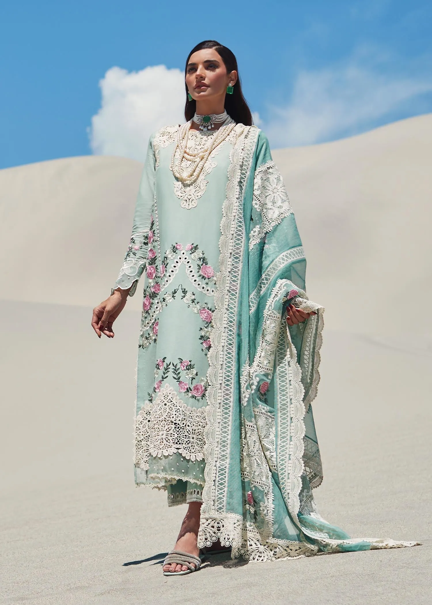 Crimson X Saira Shakira Luxury Lawn Collection – Serendipity - D3 B