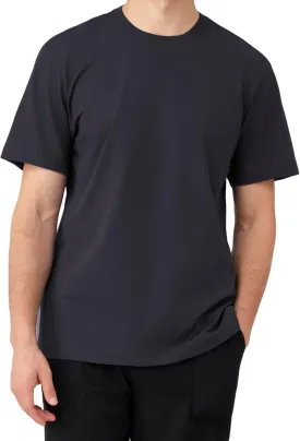 DAVID ARCHY Men's Heavyweight T-Shirt 260g Cotton Sorona Moisture-Wicking Shirts Stretch Side Slit Tees for Men 1-Pack