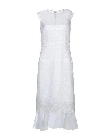 Ermanno Scervino Women 3/4 length dress White 10 UK