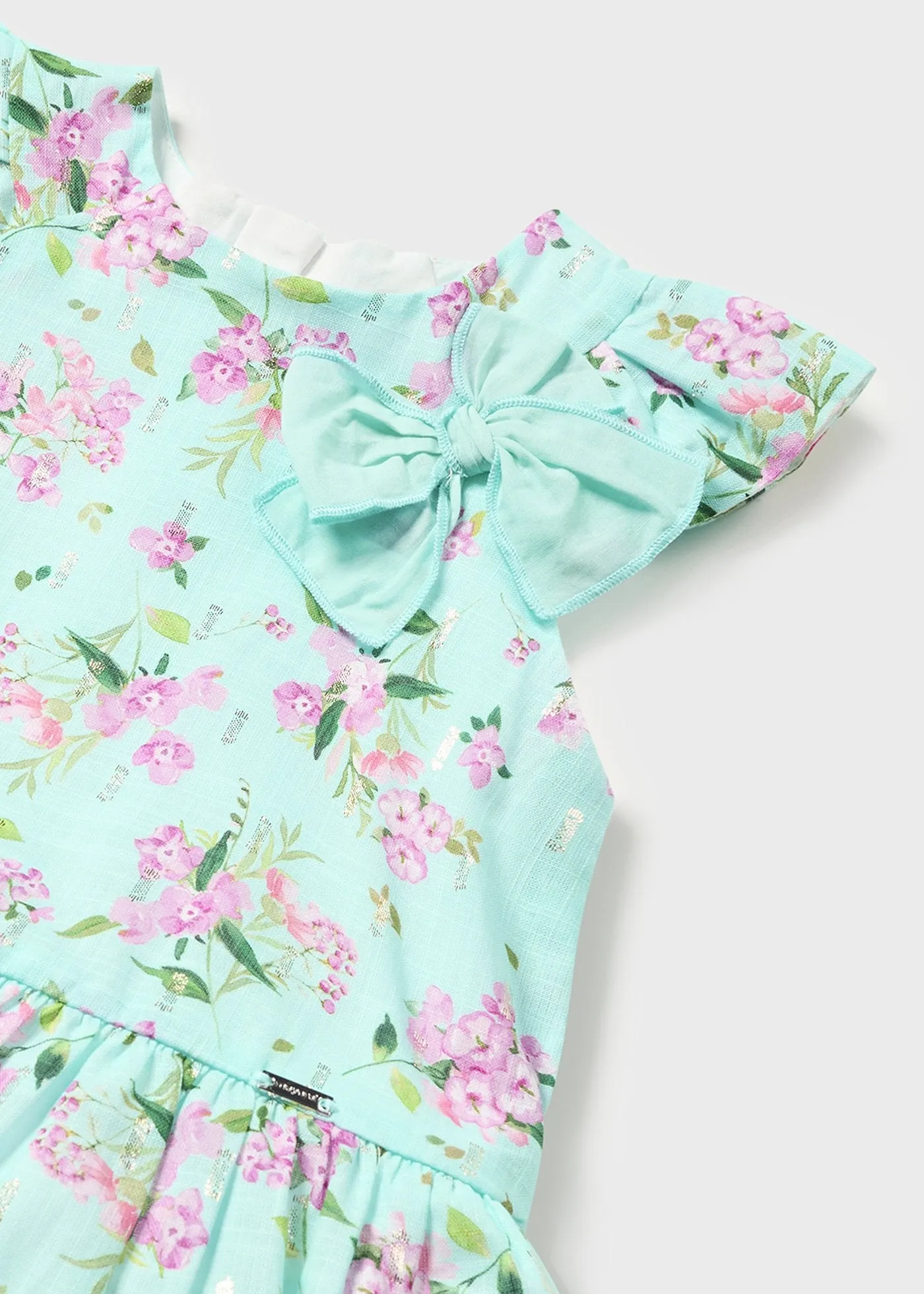 Mayoral Toddler Girl Printed Ceremony Dress