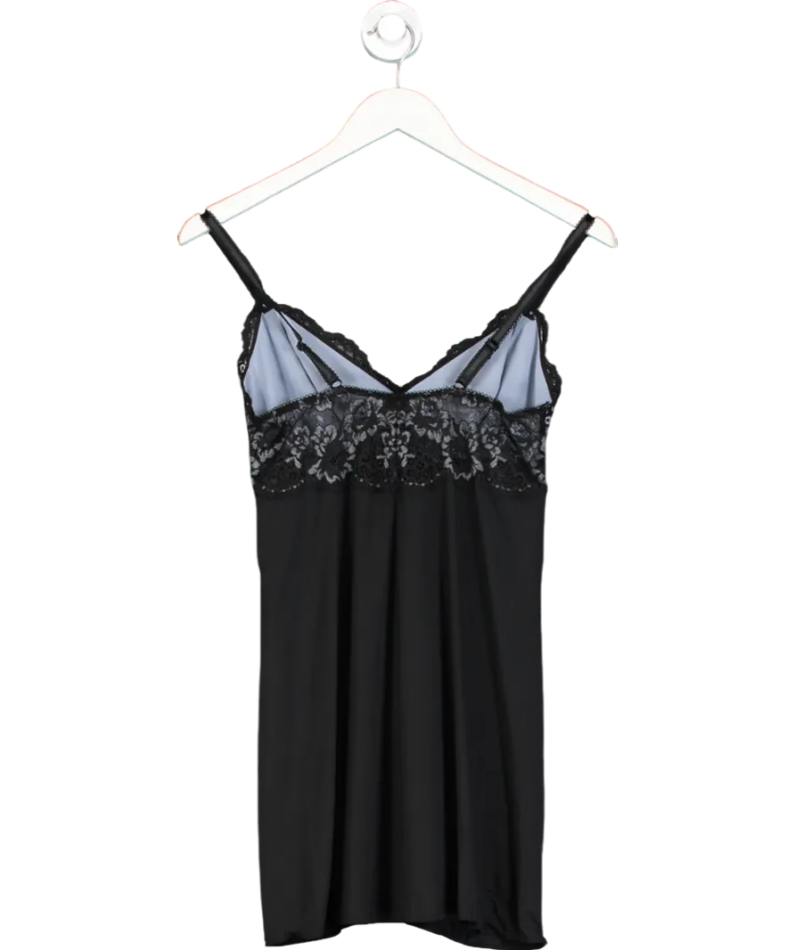 Pour Moi Black Opulence Lace Chemise UK 10