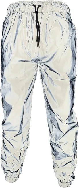 Reflective Pants Men Brand Hip Hop Dance Fluorescent Trousers Casual Harajuku Night Sporting Jogger Pants Gray