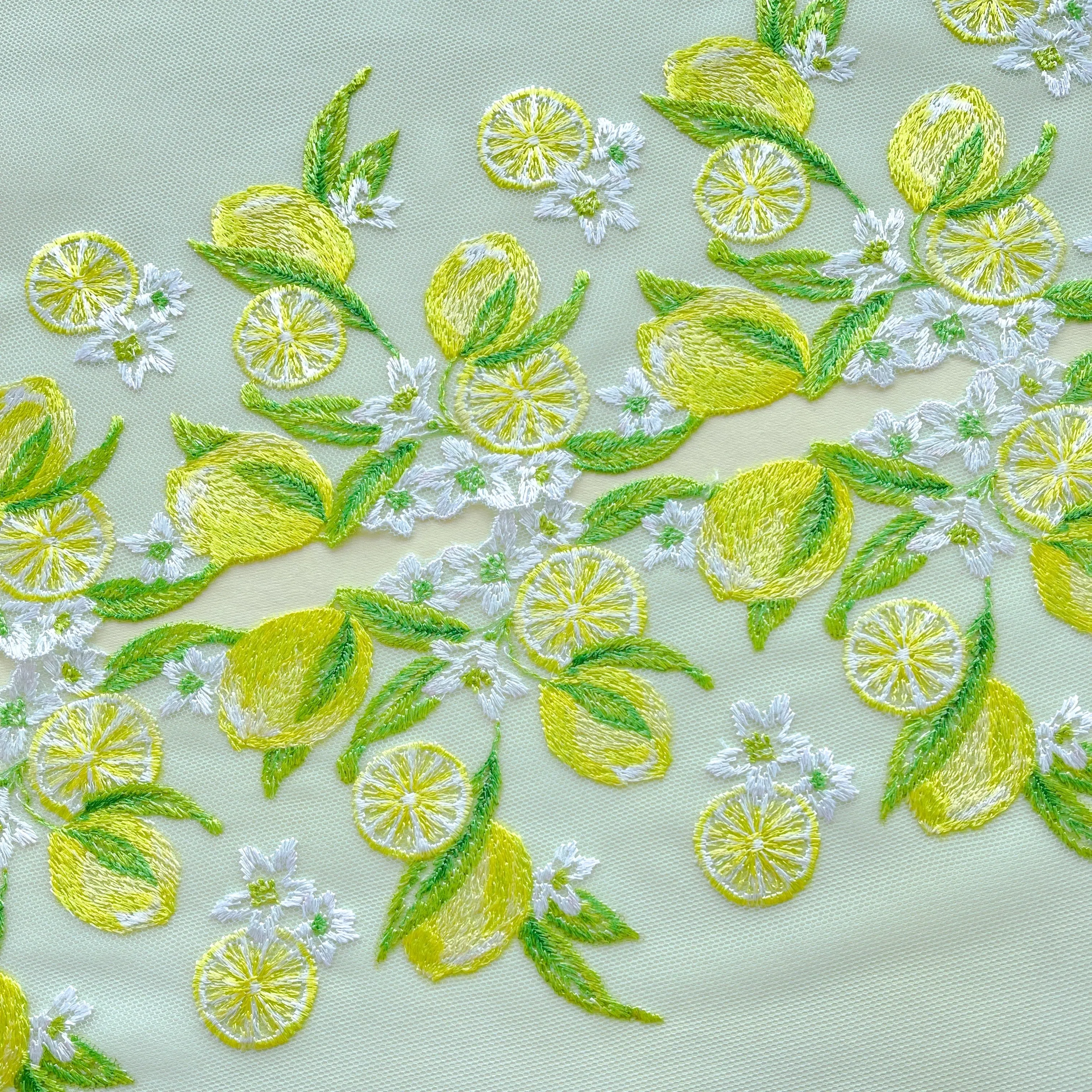 Tulle Lace #354 - Lemon Ice -8"